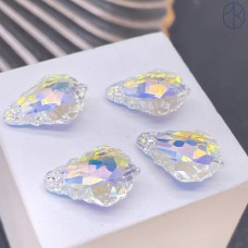 6090 Baroque Pendant 16х11 мм Crystal Aurore Boreale (AB)