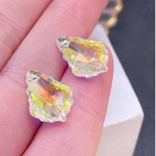 6090 Baroque Pendant 16х11 мм Crystal Aurore Boreale (AB)