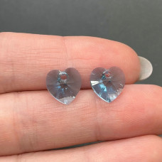 6228 Xilion Heart 10,3*10 мм Aquamarine (202)