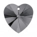 6228 Xilion Heart 14,4*14 мм Crystal Silver Night