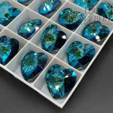 6228 Xilion Heart 18*17,5 мм Crystal Bermuda Blue (BB)