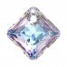 6431 Princess Cut 11,5мм Crystal Vitrail Light P