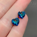 6432 Heart Cup Pendant 8 мм Crystal Bermuda Blue (BB)