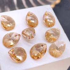 6433 Pear Cut Pendant 9 мм Golden Shadow