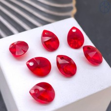 6433 Pear Cut Pendant 9 мм Light Siam