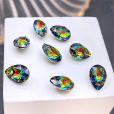 6433 Pear Cut Pendant 9х6 мм Vitrail Medium
