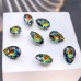 6433 Pear Cut Pendant 9х6 мм Vitrail Medium