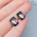 6435 Emerald Cut 11,5 мм Crystal Silver Night (SINI)