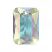 6435 Emerald Cut 16 мм Crystal Aurore Boreale (AB)
