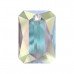 6435 Emerald Cut 16 мм Crystal Aurore Boreale (AB)