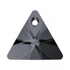 6628 XILION Triangle 12мм Crystal Silver Night (SINI)
