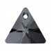 6628 XILION Triangle 12мм Crystal Silver Night (SINI)