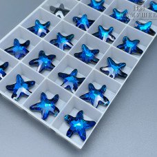 6721 Starfish Pendant 16 mm Crystal Bermuda Blue P