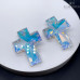 6864 Cross Pendant 40x30 mm Crystal AB V (ABV)