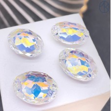 6911 Kaputt Oval 16 mm Crystal (AB) 6911 Kaputt Oval 16 mm Crystal (AB)