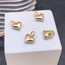 8,5*8,3мм Цвет золото, Подвеска сердце объемное