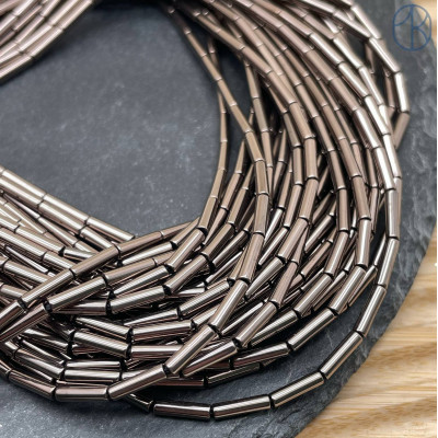 8х2 мм, Гематин имитация трубочки коричневый №2