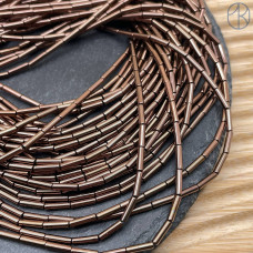 8х2 мм, Гематин имитация трубочки коричневый