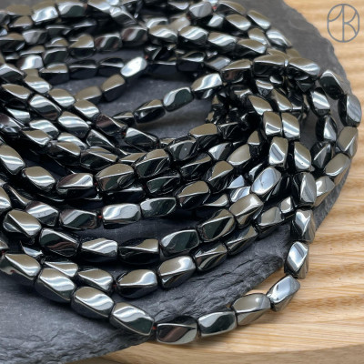 8х4 мм, Гематин прямоугольник волна имитация