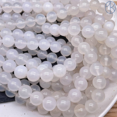 Агат белый 12 мм