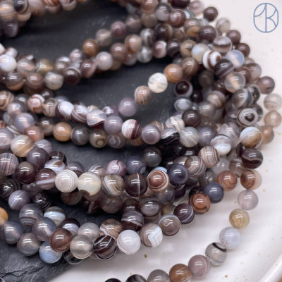 Агат Ботсвана №1 6 мм