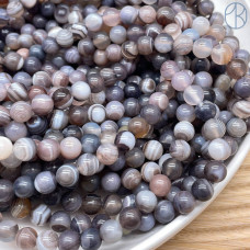 Агат Ботсвана №1 8 мм