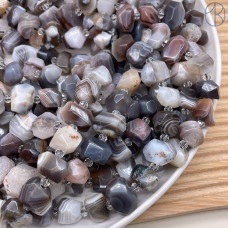  Агат Ботсвана куски фриформ ~ 12-16 мм