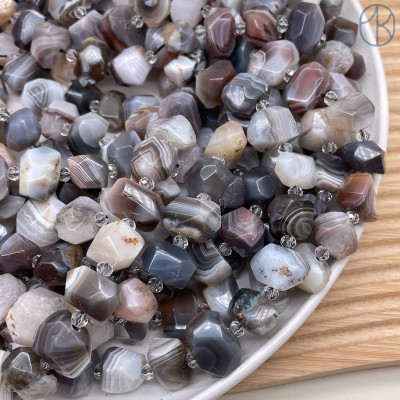  Агат Ботсвана куски фриформ ~ 12-16 мм