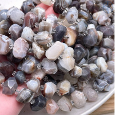  Агат Ботсвана куски фриформ ~ 12-16 мм