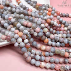 Агат Ботсвана розовый 8мм