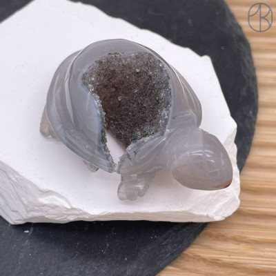 Агат черепаха жеода ~ 5 см