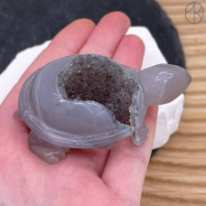 Агат черепаха жеода ~ 5 см