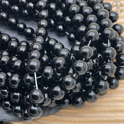 Агат черный 12 мм 