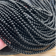 Агат черный 4 мм 