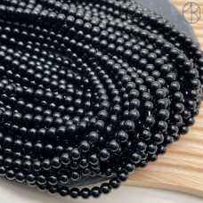 Агат черный 6 мм 