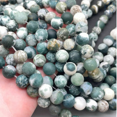 Агат древесный матовый 10 мм