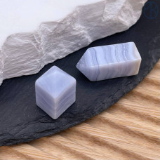 Агат голубой (сапфирин) ~ 2х1 см