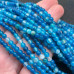 Агат голубой (тонированный) 4 мм