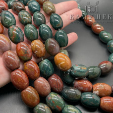 Агат индийский бочата 15х19 мм