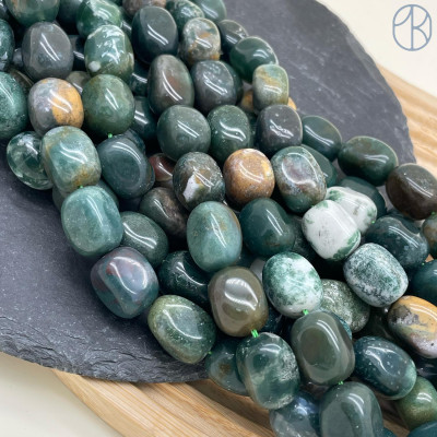 Агат индийский галтовка ~ 14-18 мм