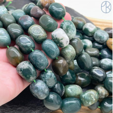 Агат индийский галтовка ~ 14-18 мм