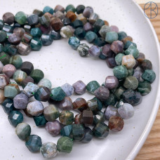 Агат индийский крученая огранка 10 мм