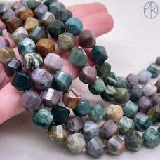 Агат индийский крученая огранка 10 мм