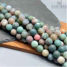 Агат индийский матовый 10 мм