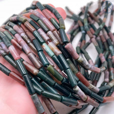 Агат индийский трубочки 13х4 мм