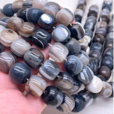 Агат коричневый 8 мм 