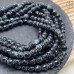 Агат Кракле черный мелкая огранка (128 граней) 8 мм