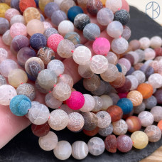 Агат Кракле микс 10 мм