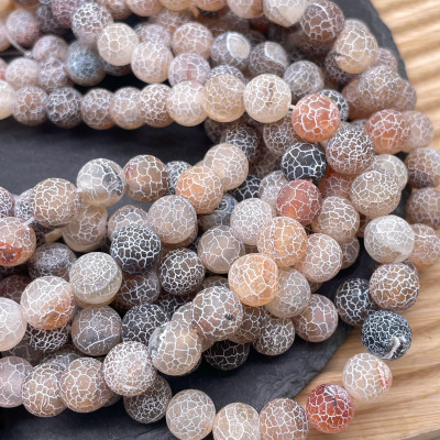 Агат кракле микс №2 10 мм