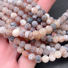 Агат кракле микс №2 6 мм